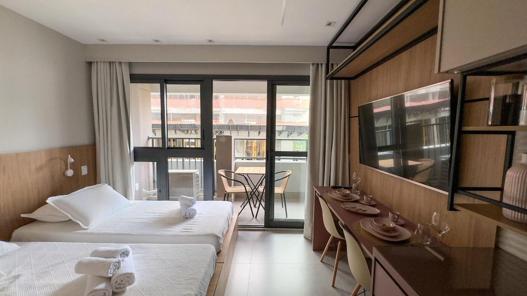 Apartamento Estudio Completo 3 Pessoas 500 M Do Allianz Parque